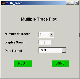 Multi-Trace GUI